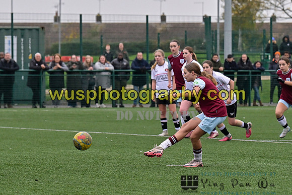 20241109-134054 West Ham United Warriors Girls U16 v Charlton Athletic Academy Girls U16