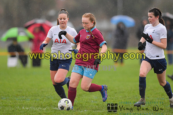 20220108-101831 Tottenham Hotspur Women FC JTP U15 v West Ham United Performance Girls U16