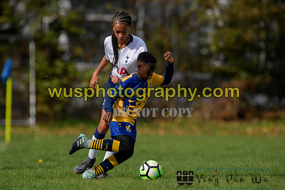 20181007-114645 Tottenham Hotspur Girls U14 v White Star Boys U14