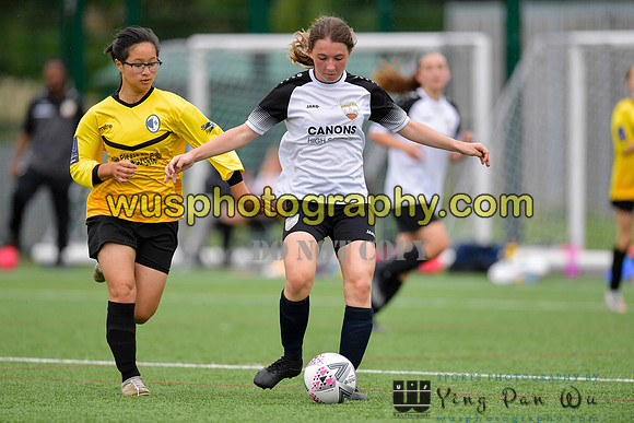 20210821-112935 London Bees Academy U14 v Kent Football United Girls U14