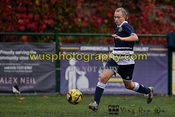 20241026-103715 Millwall Lionesses U16 v Welling United Academy Girls U16
