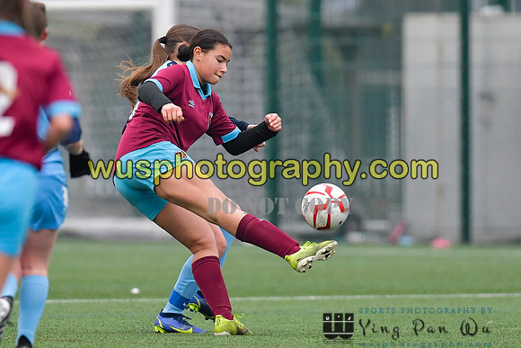 20220115-151403 West Ham United Performance Girls U16 v London City Lionesses U16