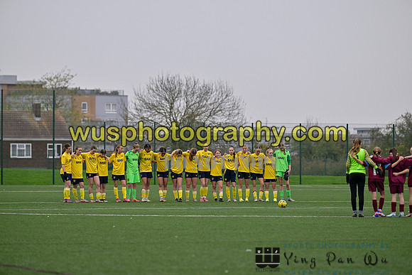 20241109-100451 West Ham United Performance Claret Girls U14 v Oxford United Girls U14