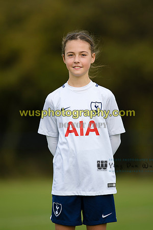 20171028-115909-2 Tottenham Hotspur Girls U12 Player Photo