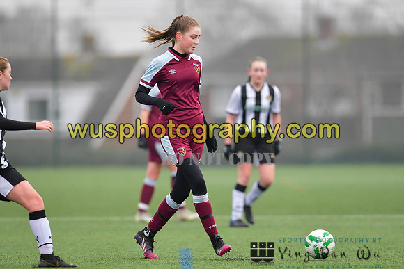 20220115-131550A West Ham United Academy Girls U14 v Notts County FC Girls U14