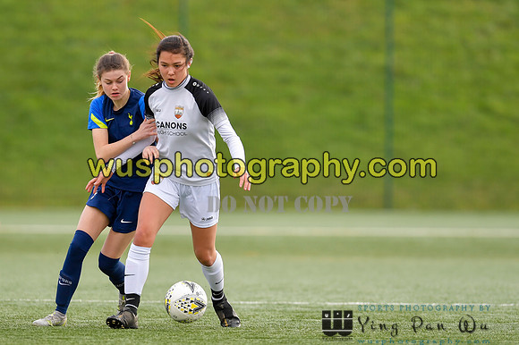 20220129-140754 London Bees Academy U16 v Tottenham Hotspur Women FC JTP U16