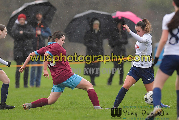 20220108-101415 Tottenham Hotspur Women FC JTP U15 v West Ham United Performance Girls U16