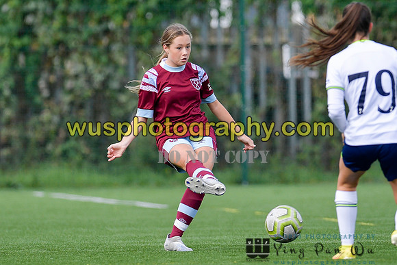 20220924-103318D West Ham United Academy Girls U15 v Tottenham Hotspur Women FC Academy U15