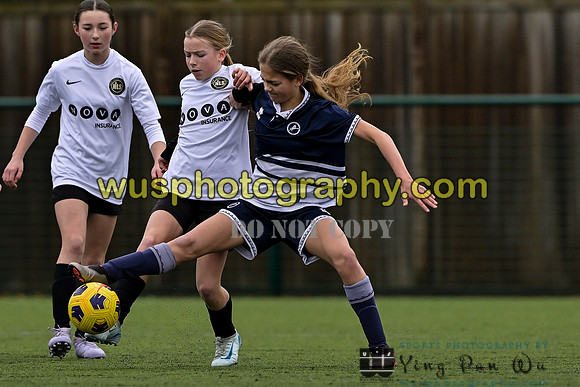 20250222-104028 Millwall Lionesses U12 v New Level Soccer Girls U12