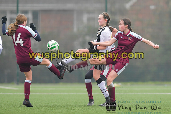 20220115-132134 West Ham United Academy Girls U14 v Notts County FC Girls U14