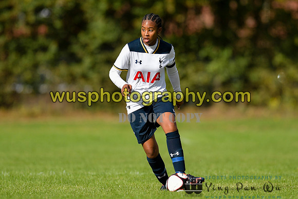 20161002-105544-3 Tottenham Hotspur Girls U14 v Writtle Minors FC Girls U14
