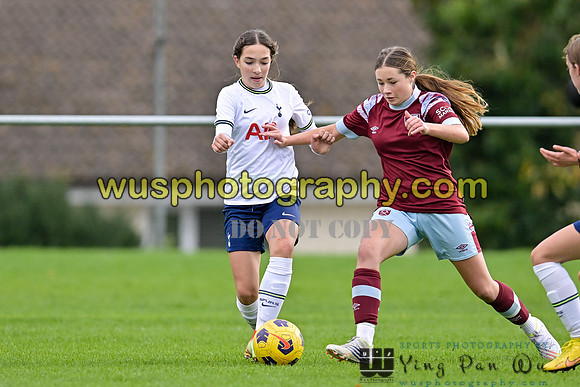 20221119-111307 Tottenham Hotspur Women FC Academy U15 v West Ham United Academy Girls U15