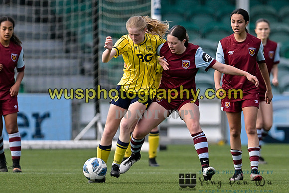 20240420-170214A West Ham United Academy Girls U16 v Oxford United Women U16