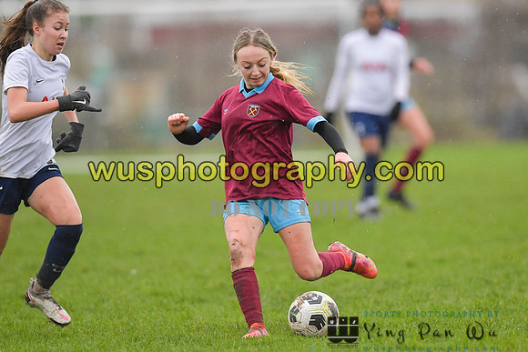 20220108-101849A Tottenham Hotspur Women FC JTP U15 v West Ham United Performance Girls U16