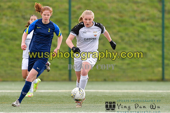 20220129-140344 London Bees Academy U16 v Tottenham Hotspur Women FC JTP U16