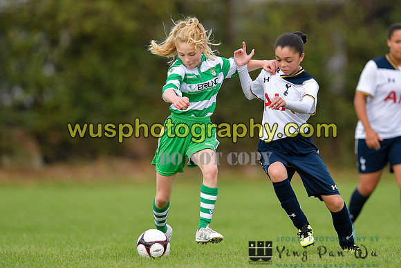 20161002-113541-7 Tottenham Hotspur Girls U14 v Writtle Minors FC Girls U14