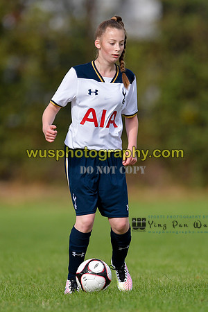 20161002-105750-5 Tottenham Hotspur Girls U14 v Writtle Minors FC Girls U14
