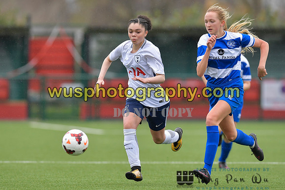 20180415-155339E Queens Park Rangers Girls U16 v Tottenham Hotspur Girls U15