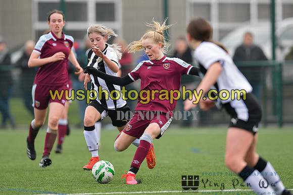 20220115-131902 West Ham United Academy Girls U14 v Notts County FC Girls U14