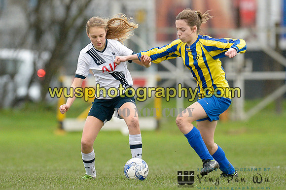 20160206-120340-5 Tottenham Hotspur Girls U14 v Harvesters FC Girls U14