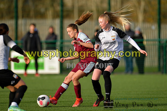 20211211-105124B West Ham United Academy Girls U16 v London Bees Academy U16