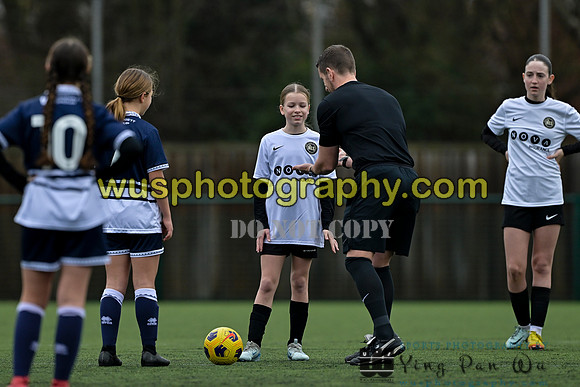 20250222-102059 Millwall Lionesses U12 v New Level Soccer Girls U12