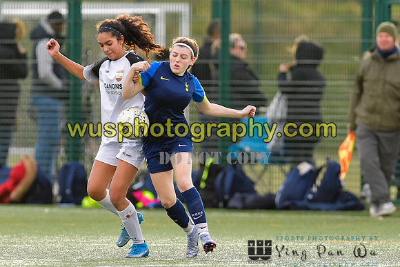 20220129-140903 London Bees Academy U16 v Tottenham Hotspur Women FC JTP U16