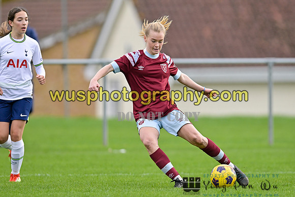 20221119-111311A Tottenham Hotspur Women FC Academy U15 v West Ham United Academy Girls U15