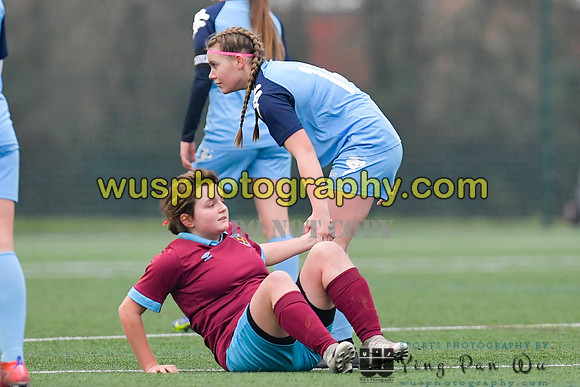 20220115-151129 West Ham United Performance Girls U16 v London City Lionesses U16
