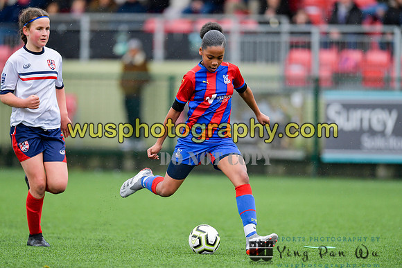 20220313-114225 Crystal Palace FC Girls U12 v Kew Park Rangers Girls U12 Reds