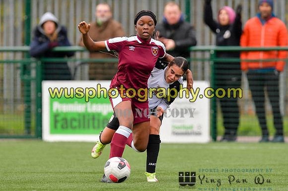 20211211-120836B West Ham United Academy Girls U16 v London Bees Academy U16