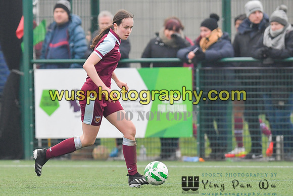 20220115-140431 West Ham United Academy Girls U14 v Notts County FC Girls U14