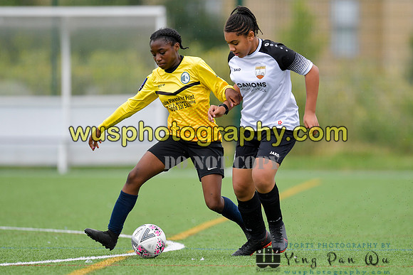 20210821-112824B London Bees Academy U14 v Kent Football United Girls U14