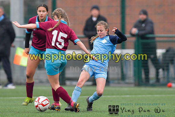 20220115-151408 West Ham United Performance Girls U16 v London City Lionesses U16