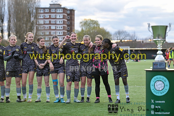 20250316-173320 Cray Wanderers Youth FC Girls U15 v Hashtag United Girls U15