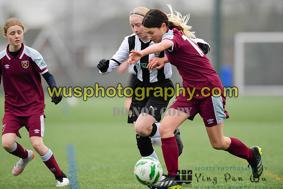 20220115-135841 West Ham United Academy Girls U14 v Notts County FC Girls U14