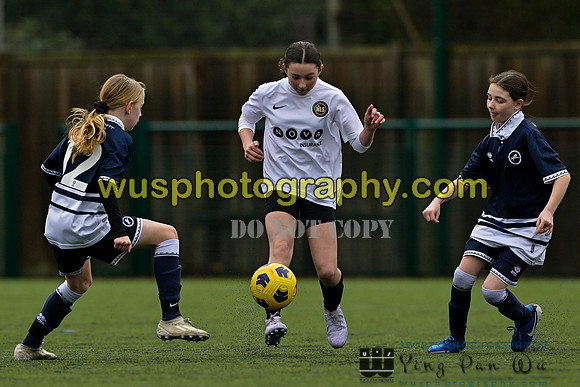 20250222-103454 Millwall Lionesses U12 v New Level Soccer Girls U12