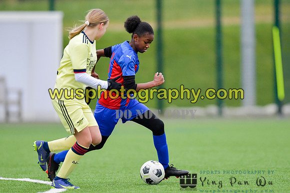 20220122-152847A Crystal Palace FC Girls U12 v Arsenal FC Girls U12