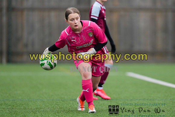 20220115-134052 West Ham United Academy Girls U14 v Notts County FC Girls U14