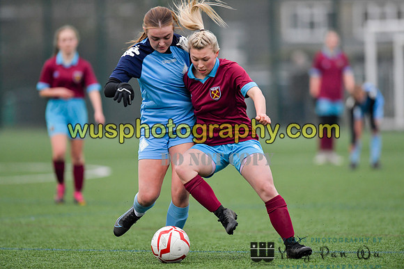20220115-151039A West Ham United Performance Girls U16 v London City Lionesses U16