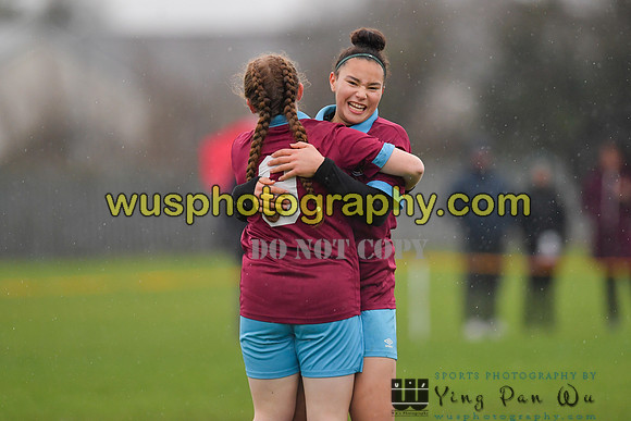 20220108-100754B Tottenham Hotspur Women FC JTP U15 v West Ham United Performance Girls U16