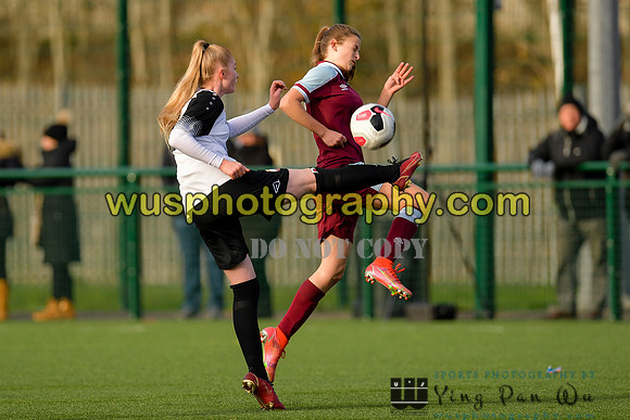 20211211-104906 West Ham United Academy Girls U16 v London Bees Academy U16