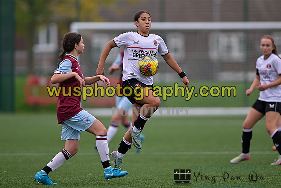 20241109-122402 West Ham United Warriors Girls U16 v Charlton Athletic Academy Girls U16