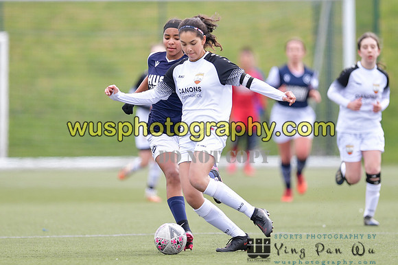 20210403-150220 London Bees Academy U14 v Millwall Lionesses Girls U14