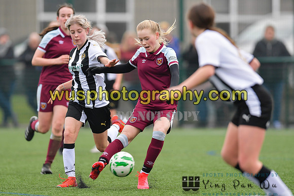 20220115-131902A West Ham United Academy Girls U14 v Notts County FC Girls U14
