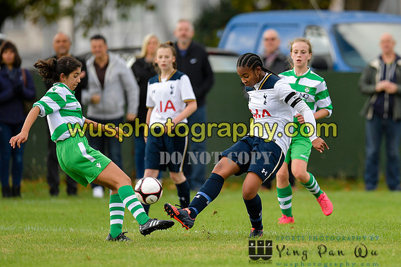 20161002-105331-3 Tottenham Hotspur Girls U14 v Writtle Minors FC Girls U14