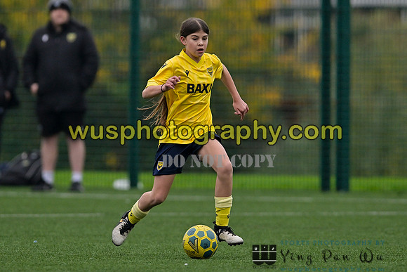 20241109-102009 West Ham United Performance Claret Girls U14 v Oxford United Girls U14