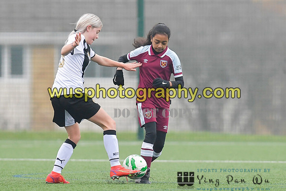 20220115-134504 West Ham United Academy Girls U14 v Notts County FC Girls U14