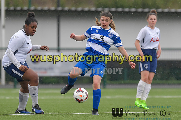 20180415-165528 Queens Park Rangers Girls U16 v Tottenham Hotspur Girls U15