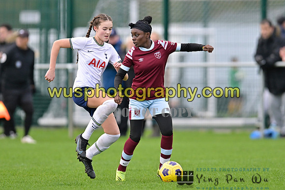 20221119-100659A Tottenham Hotspur Women FC Academy U15 v West Ham United Academy Girls U15
